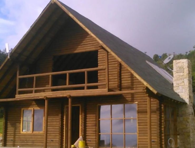 cabaña en la ciudad